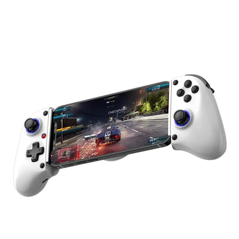 AYHF D11 Controller di gioco telescopico RGB Gamepad per telefono con Turbo/Giroscopio a 6 assi/Vibrazione per Android IOS PS3 PS4 Switch