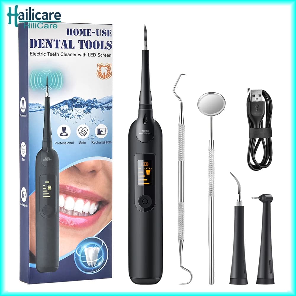 LED Electric Scaler Dentale Macchie Removal Calculation Dentale Detergent Tooth Whitening Tooth Irrigation Oral Care Tools