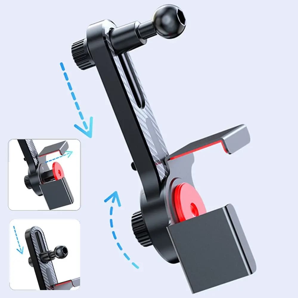 Car Central Screen Magnetic Car Phone Holder 360° Rotatable Secure Grip Car Monitor Mount Corner Holder Anti-Shake Car Holder
