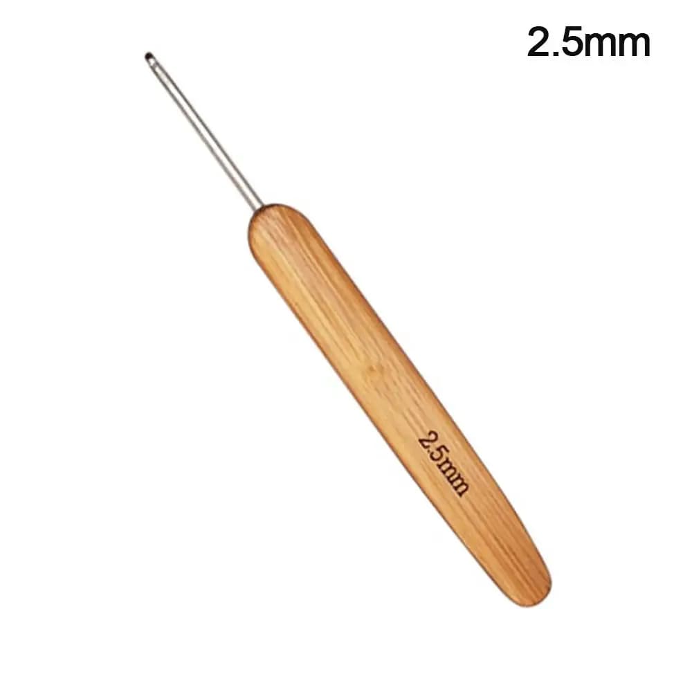New Bamboo Wooden Crochet Hooks Small Size Long Crochet Needles Crocheting Needles Scarf