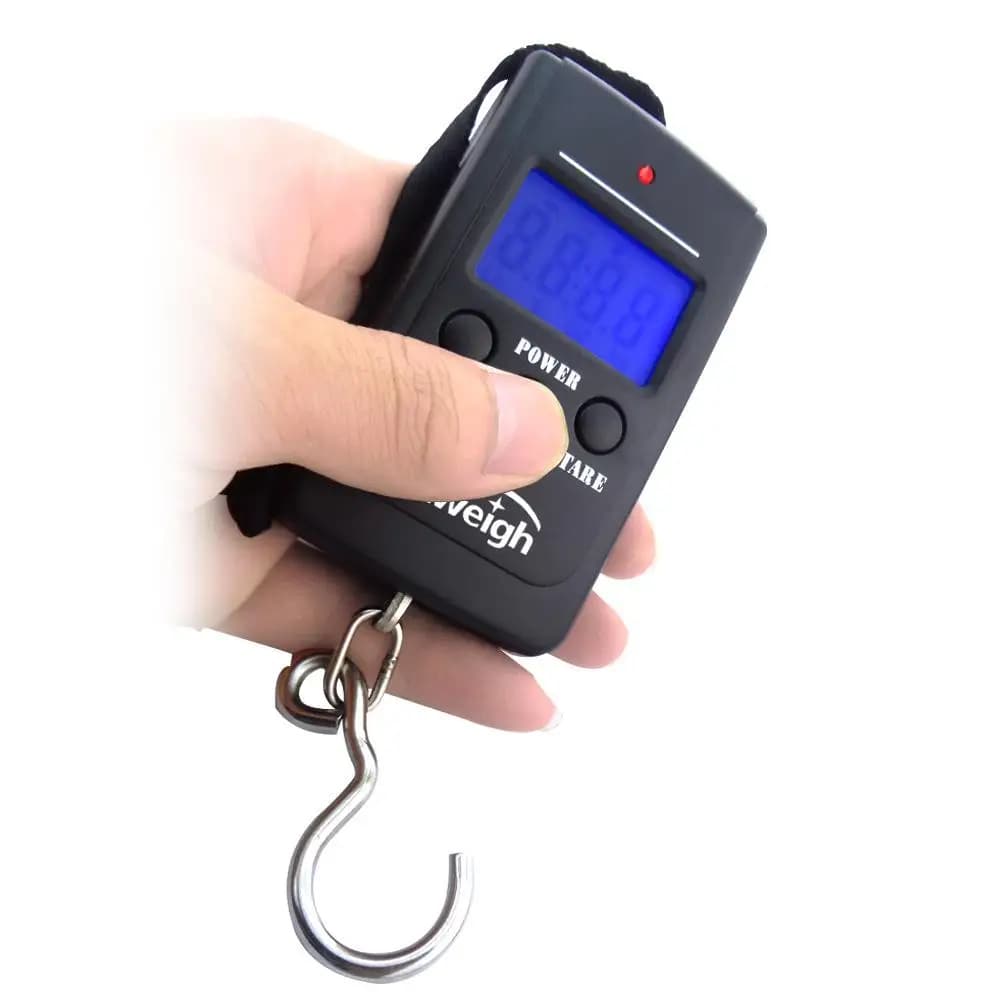 Bilancia Elettronica Portatile per Bagagli con Moschettone, Piccola Bilancia da Viaggio per Valigie, Utensile da Cucina, Bilancia Tascabile Portatile