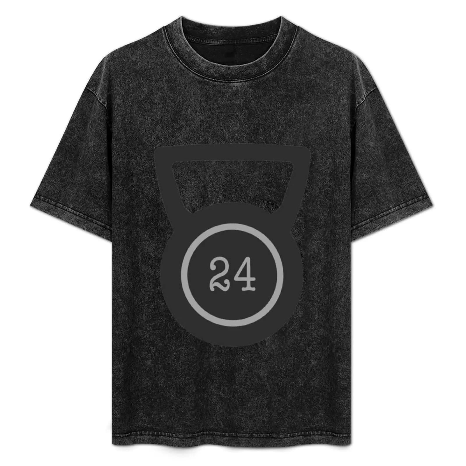 T-shirt 24 kettlebell, maglietta estiva dal design accattivante