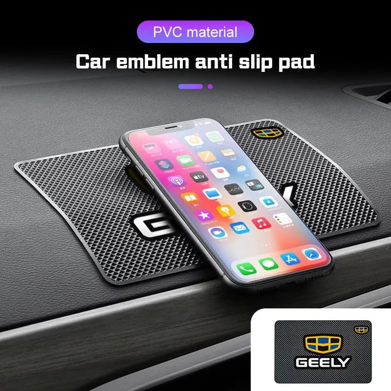 Car Dashboard Sticky Anti-Slip Mat For Geely Coolray Monjaro Geometry C Tugella GX3 Emgrand X7 EX7 GC9 Non-Slip Sticky Gel Pads