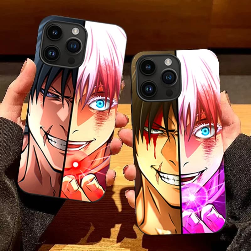3D anime phone case Jujutsu Kaisen Ryomen Sukuna/Satoru Gojo for iPhone, SAMSUNG, Xiaomi/Redmi, etc. Creative gift for phone coverage