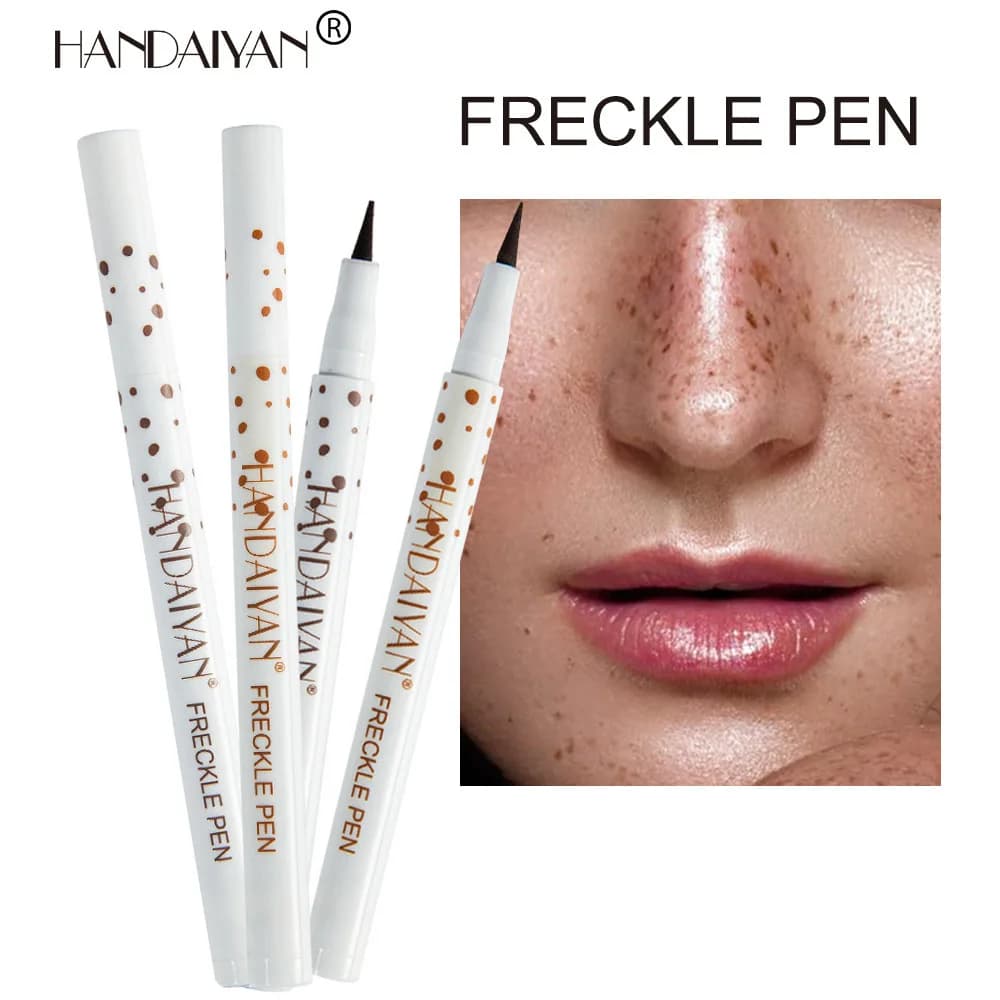 HANDAIYAN Penna per lentiggini naturale impermeabile Matita per trucco per macchie finte ad asciugatura rapida per viso Strumento di bellezza per cosmetici realistici