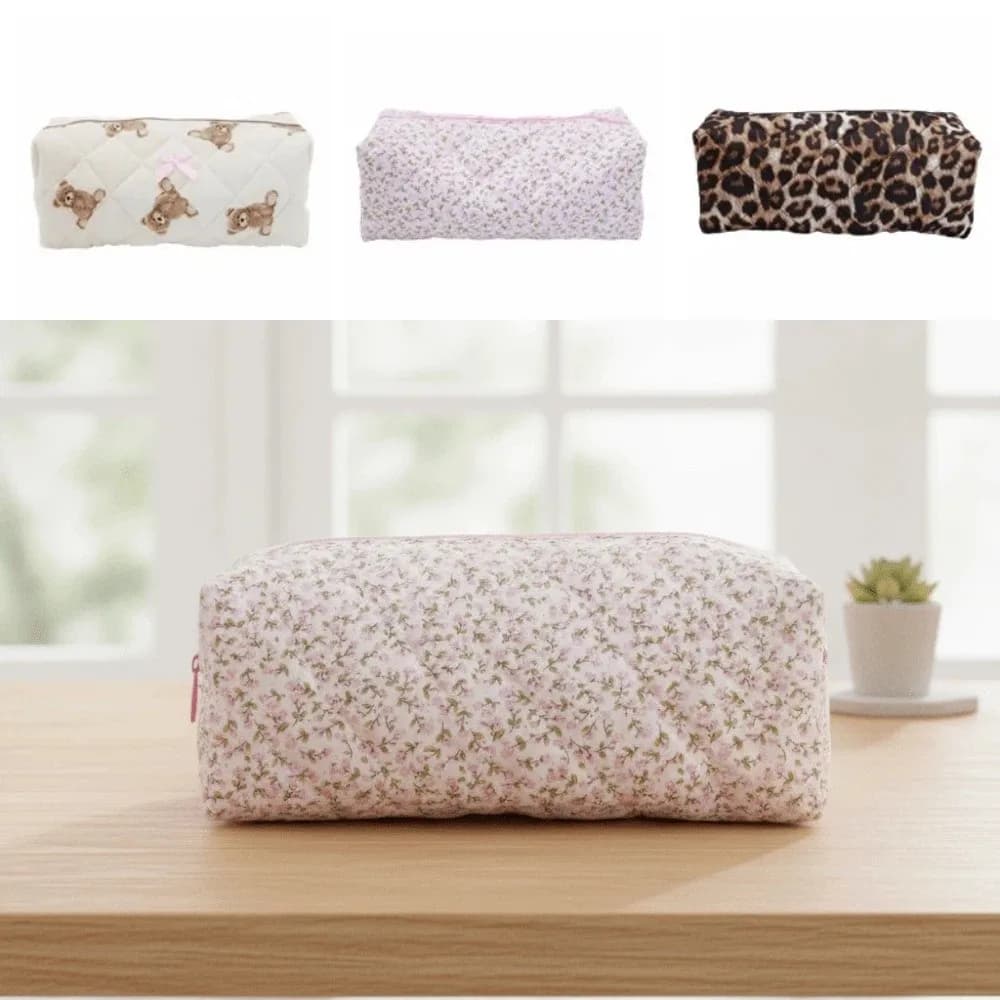 Soft Hair Dryer Storage Bag Dust-proof Portable Curler Storage Bag Zipper Closure Large Capacity Curling Iron Carrying Case