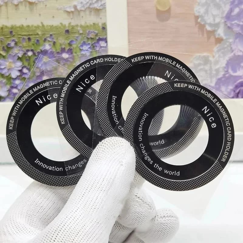 1/2/6 pcs for Magsafe Metal Magnetic Ring for Phone Universal Metal Adhesive Support for Car with Magnet for Wireless Charging Plate