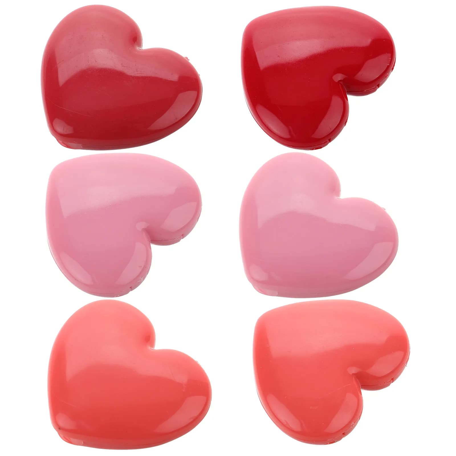 8 pezzi di contenitori a forma di cuore per ombretto, rossetto, crema, ricaricabili, con specchietto da viaggio, per crema viso e protezione solare