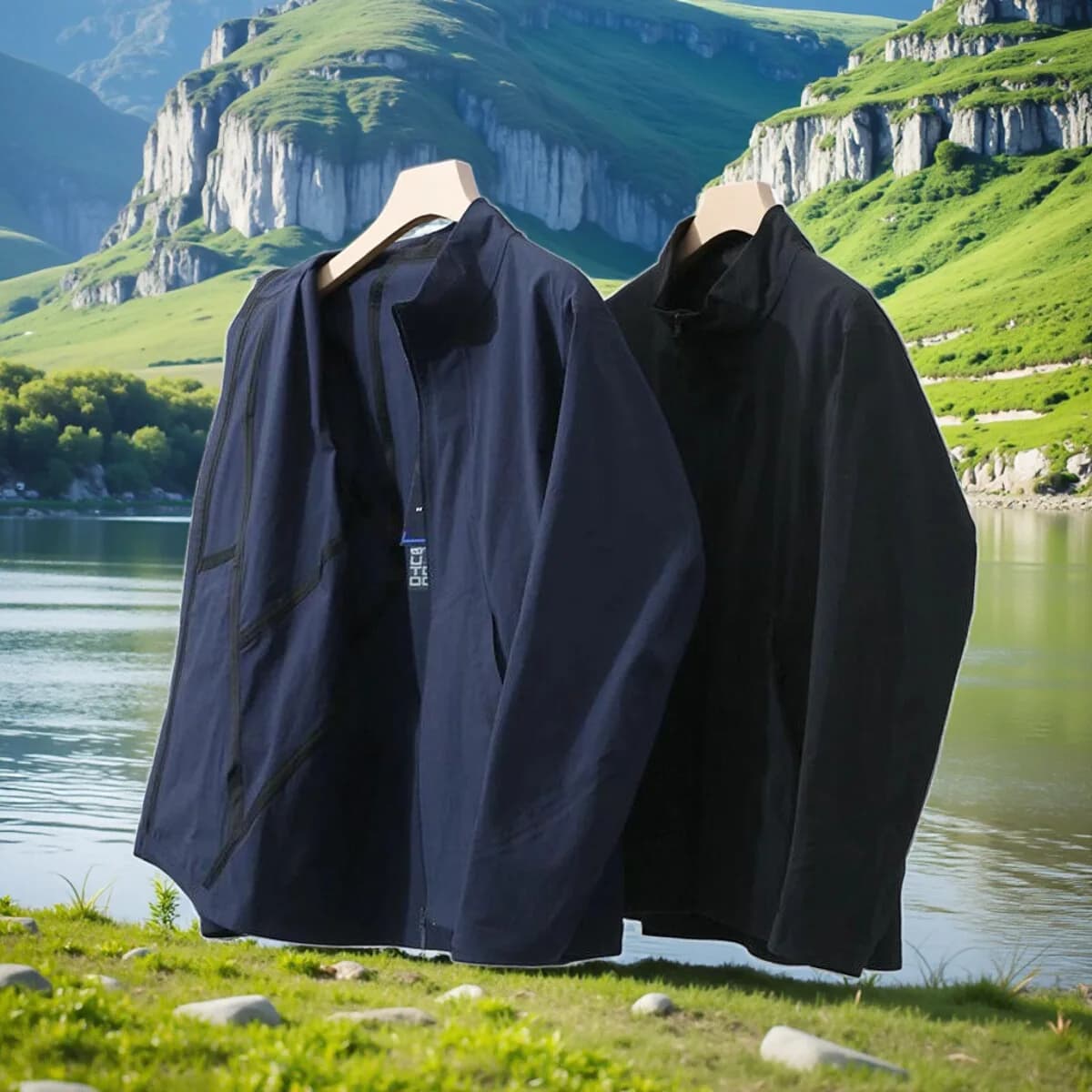 Nuova Giacca Primaverile da Uomo per il Business, Serie Commuter, con Cuciture 3D e Design Elegante, Collo Alto