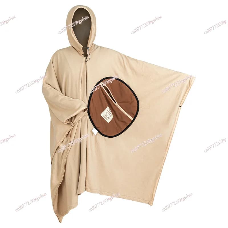 Multi-purpose stretcher fleece fur bag outdoor fleece fur coat for adults wearable hot