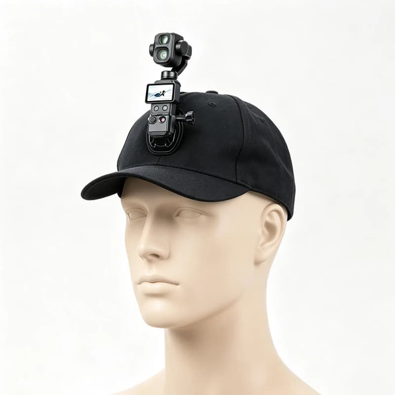Gimbal Mount Head Hat Sun Hat Sport Camera for DJI Osmo Pocket 1/2 /pocket 3 / 4 / 4P Camera Accessories