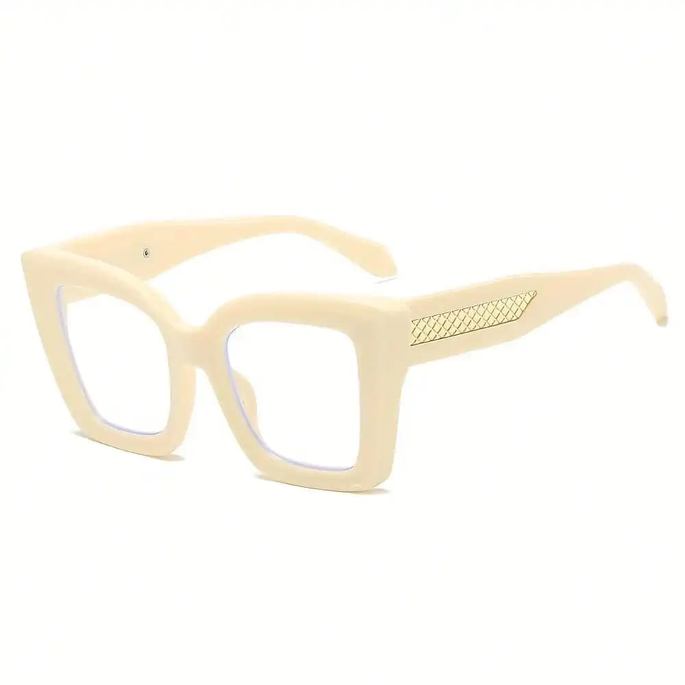 Women's Transparent Glasses, 1 Piece, Minimalist Square Design, Stylish Decorative Glasses, Good Quality, Suitable For Parties And Decoration.