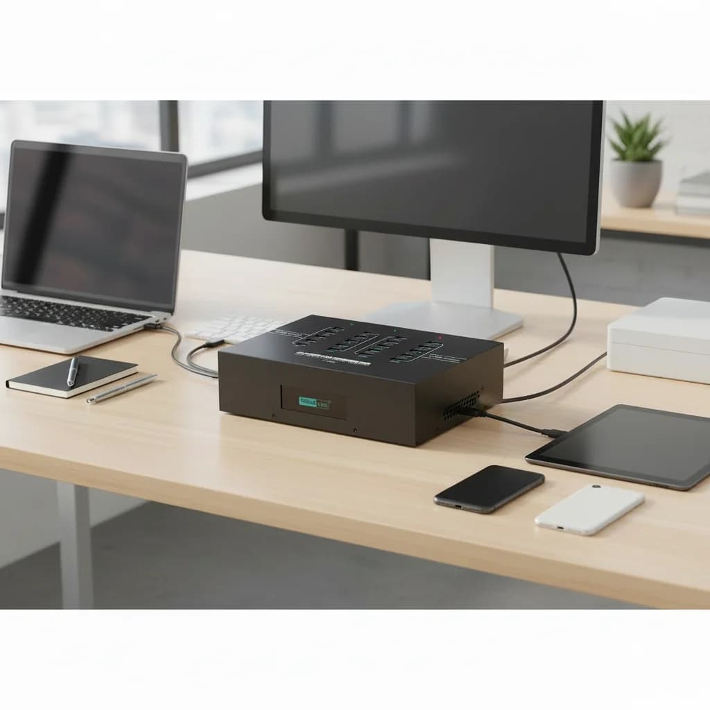 20-Port USB 3.0 Charging Hub with Sync & Charge & Android