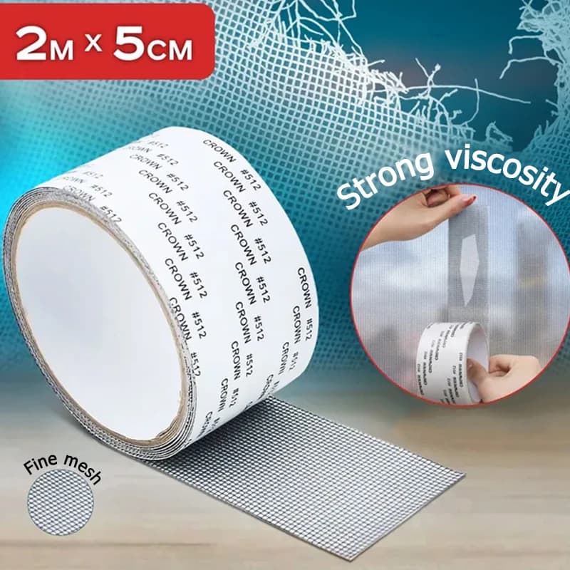 1pc Nastro di Riparazione Finestra Dello Schermo Anti Zanzara Foro di Riparazione Patch Schermo Finestra Maglia Foro Grande Riparazione Casa Autoadesiva Velcro