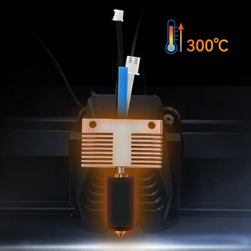 Superbo 2 pezzi per ELEGOO Neptune 4 MAX/4 PLUS stampante 3D Hotend in metallo accessori per stampante 3D per kit Hotend in ottone