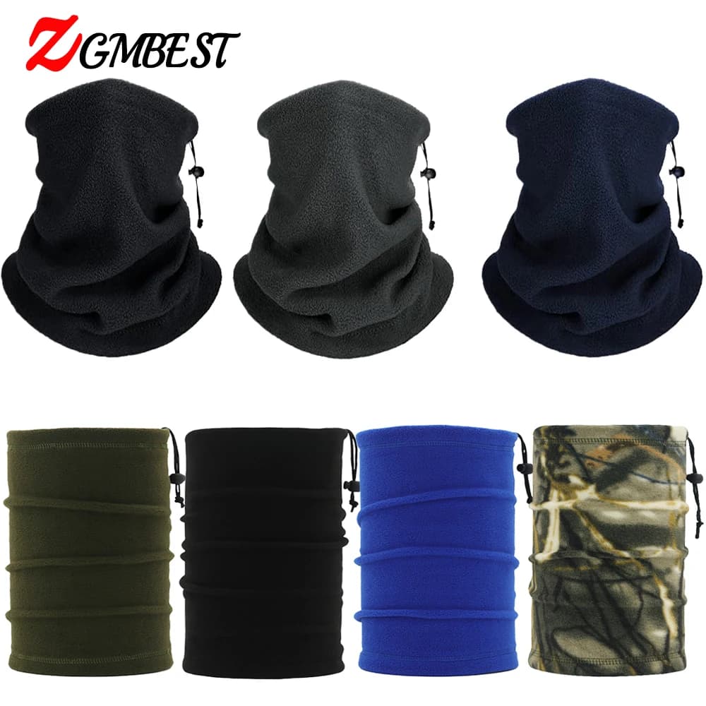 Scaldacollo invernale Copri viso antivento Copri viso in pile Sciarpa Sport all'aria aperta Ciclismo Escursionismo Fascia per capelli Scudo per uomo Donna