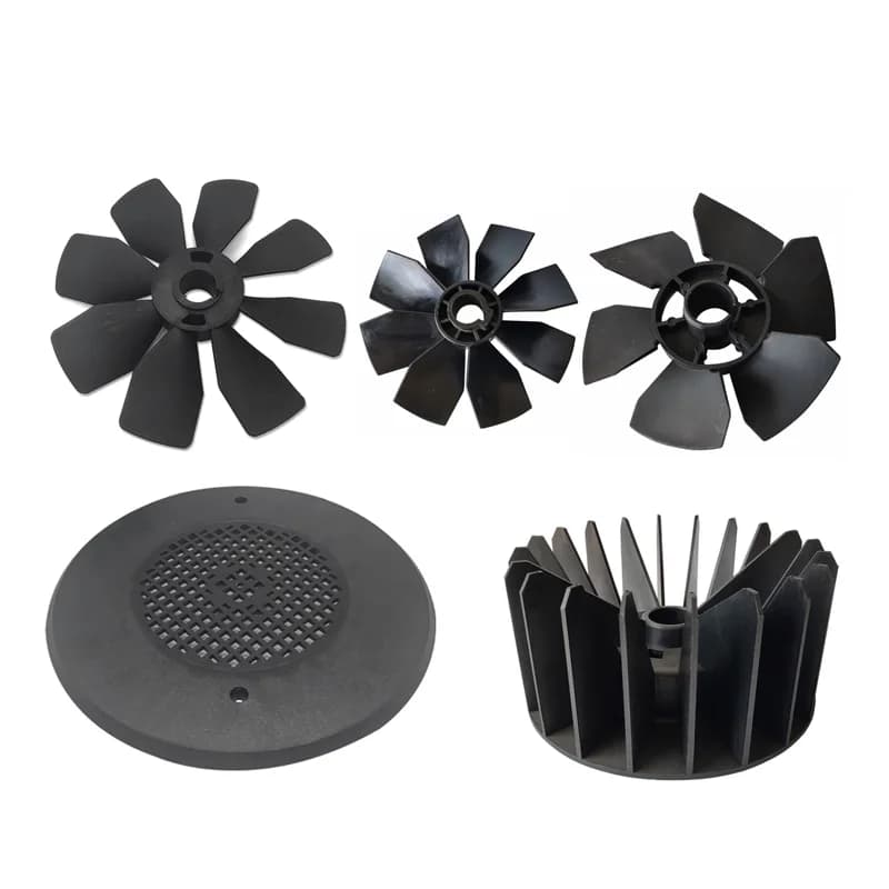 1PCS Pompa A Vuoto ventola di raffreddamento Copertura Della Lama per BUSCH RA0063 RA0100 RA0202D RA0160 RA0202 copertura Ventola Radiale flusso Axial