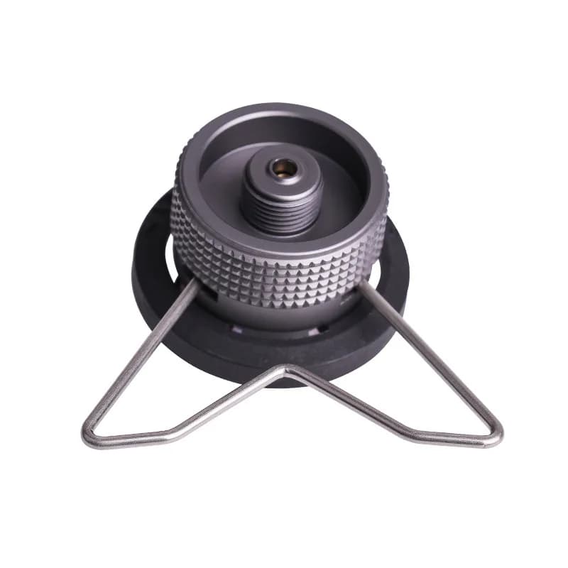 Camping butane adapter with external gas tank converter with bracket for camping equipment for picnic excursions