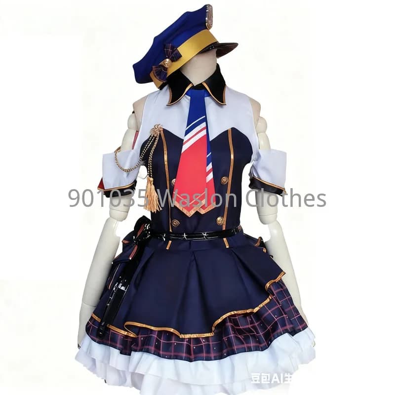 Ladies Lady Minami Kotori Women Uniform Dress Anime Love Live Cosplay Awakening Costume with Hat