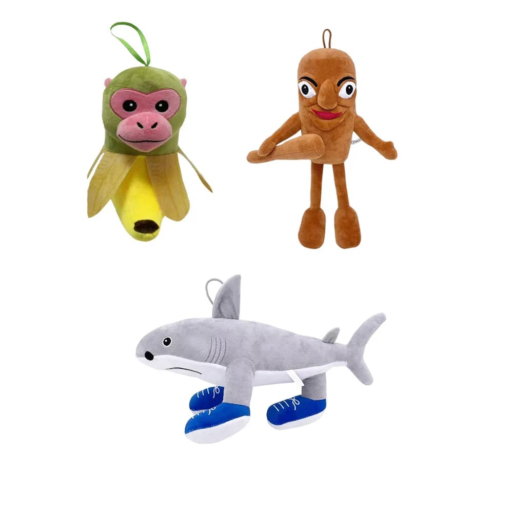 Simpatico Peluche Tralalelo Tralala Italian Brainrot Al Tralalero Tralala, Bambola di Peluche Morbida, Giocattolo, Cuscino, Regalo