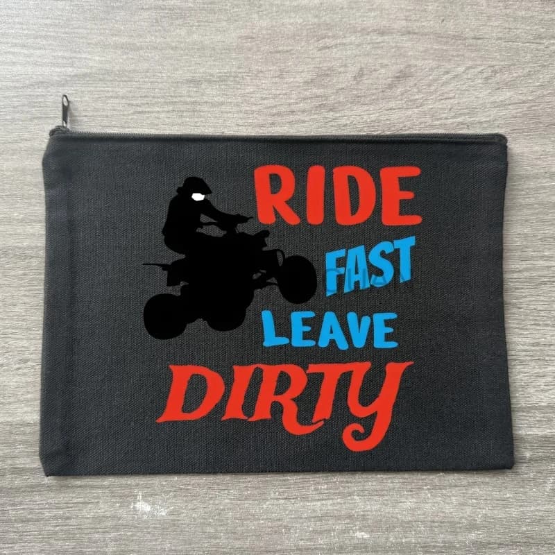 Borsa per il Trucco Inappropriata per il Senso dell'Abbigliamento, Borsa da Viaggio, Portafoglio in Tela con Stampa di Lettere, Piccolo Contenitore per Oggetti, per le Vacanze
