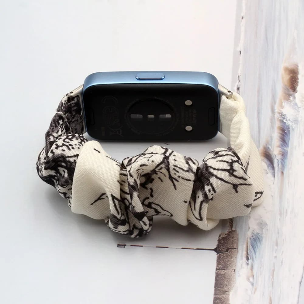 Cinturini in tessuto per Huawei Band 11/11 Pro, cinturino di ricambio elastico, cinturino per orologio tipo scrunchie per donne/ragazze