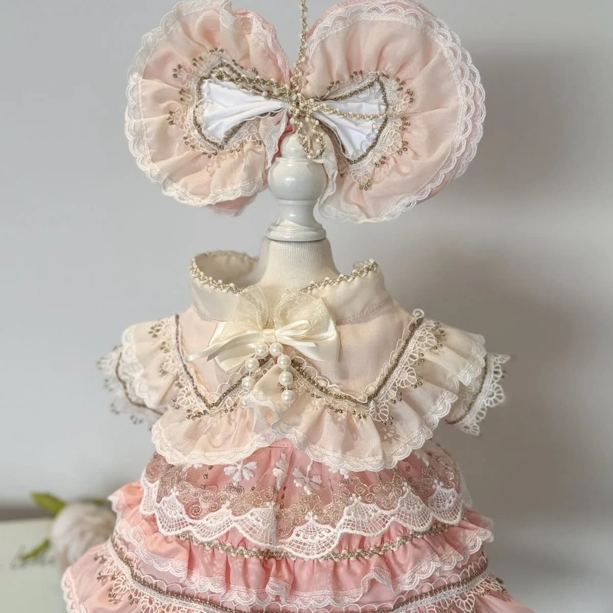 Vestiti per bambole in cotone da 10 cm 15 cm 20 cm 40 cm, vestito per bambole rinate di colore rosa 50-55 cm con spedizione gratuita