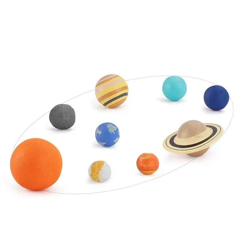 Simulazione del sistema solare Sistema planetario cosmico Il modello dell'universo terrestre Figure Materiali didattici Giocattoli educativi scientifici