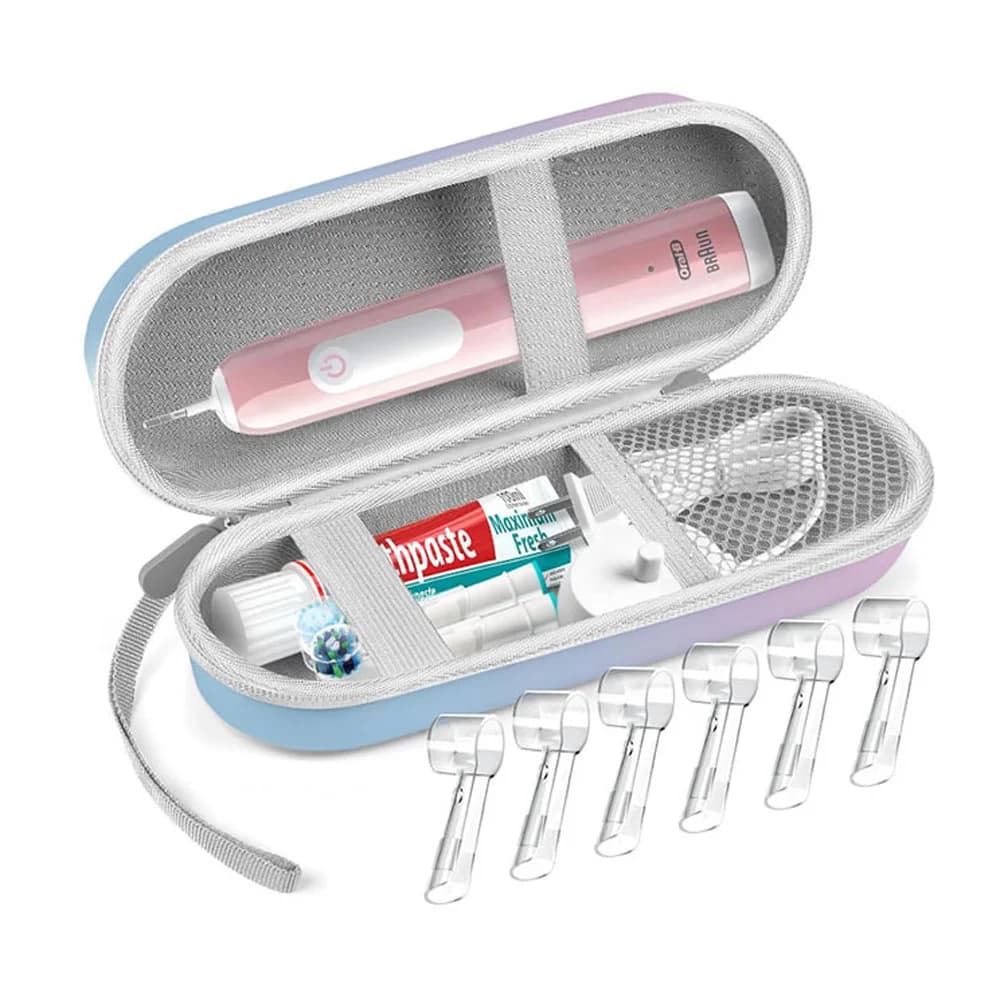 Comfortable travel box for electric toothbrush, dental kit case, toothbrush box.