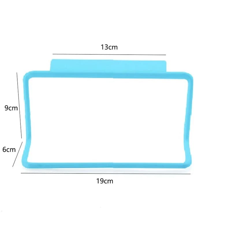 1 pz supporto da appendere in plastica portasciugamani armadio porta dell'armadio posteriore portaoggetti per la casa scaffale multiuso per armadio