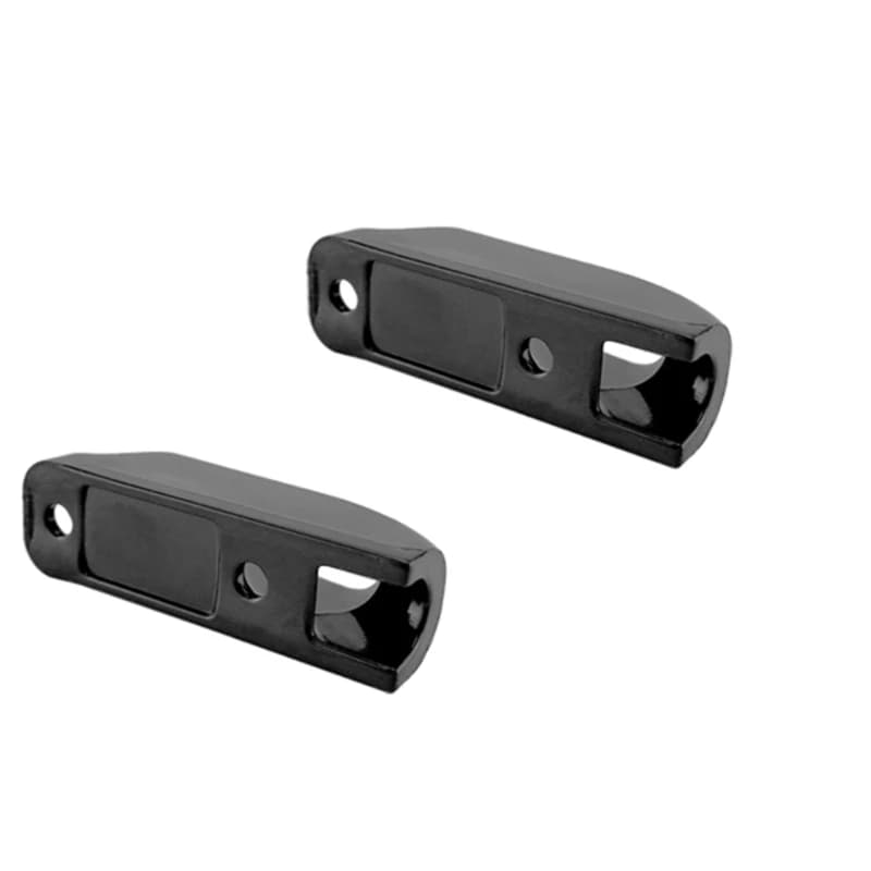2-piece/set Boat Jams Cleat -Locking Rope Black Nylon Clams Cleat Cord Tensioner Runner Canoeing Kayaks Surfing Marine