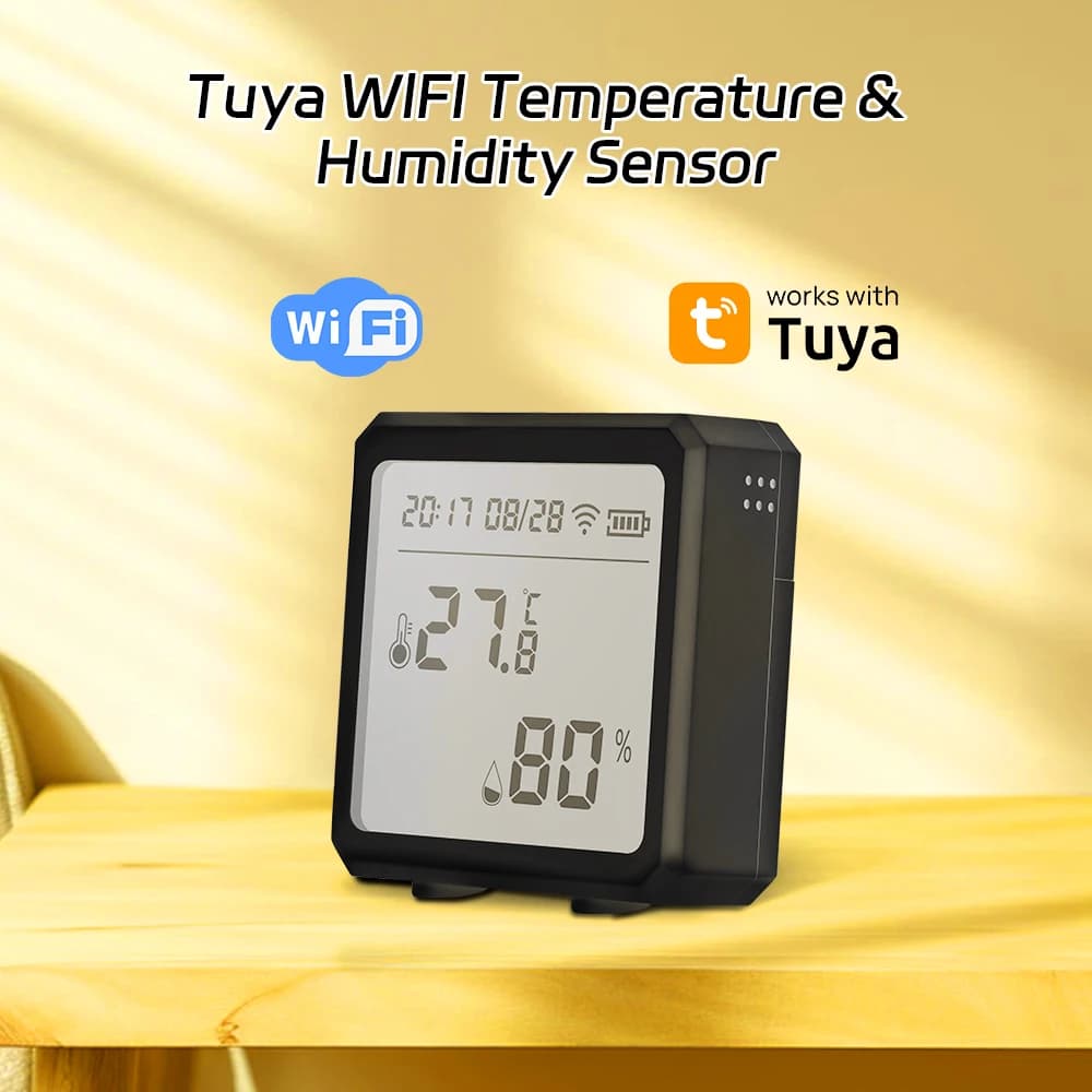 Misuratore intelligente di temperatura e umidità Misuratore di temperatura e umidità WiFi Graffiti App wireless mobile Controllo remoto della temperatura