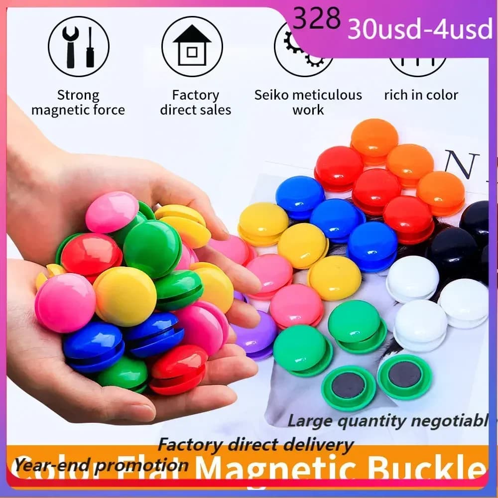 D30 magnete a perline magnetiche magneti a spillo per frigorifero lavagna rotonda lavagna frigorifero adesivi per porte a pressione scacchi