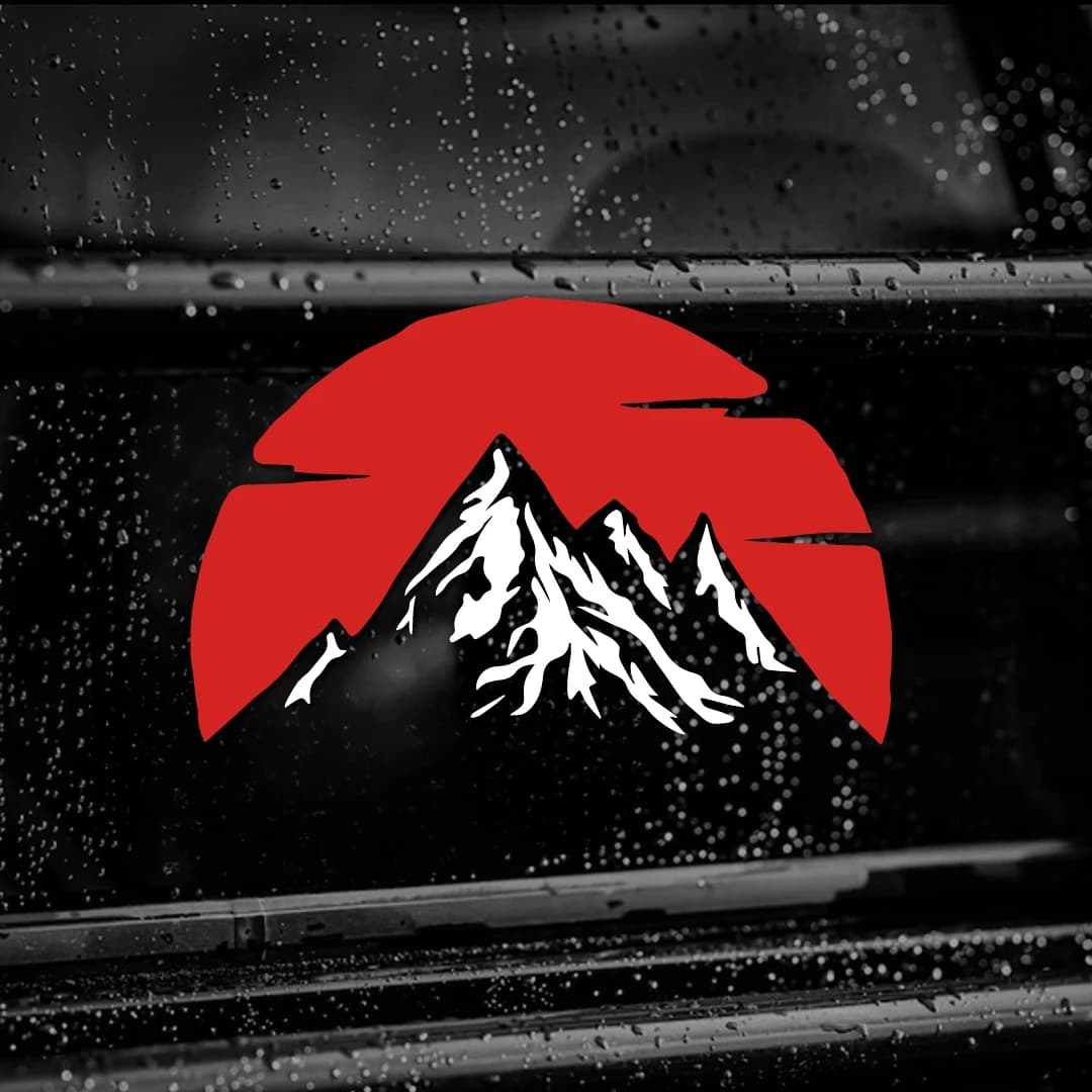 Adesivo decorativo JDM personalizzato per notebook, borraccia, auto, furgone, SUV, moto, finestre, tazza, cassetta degli attrezzi, chitarra, scooter