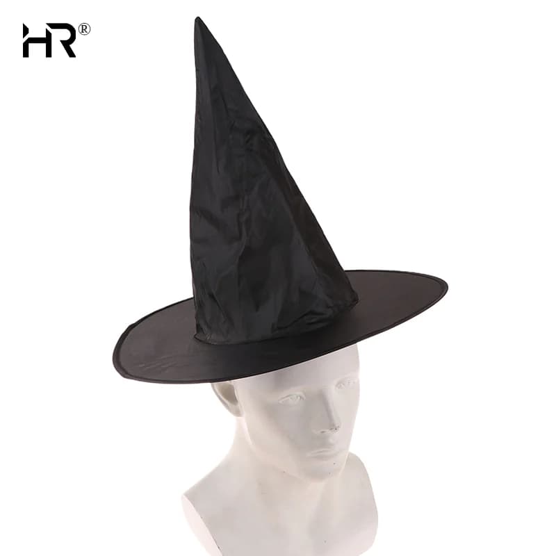 1 piece Halloween black hat witch cap hanging witch hats accessories for Halloween cosplay party costume favor role game