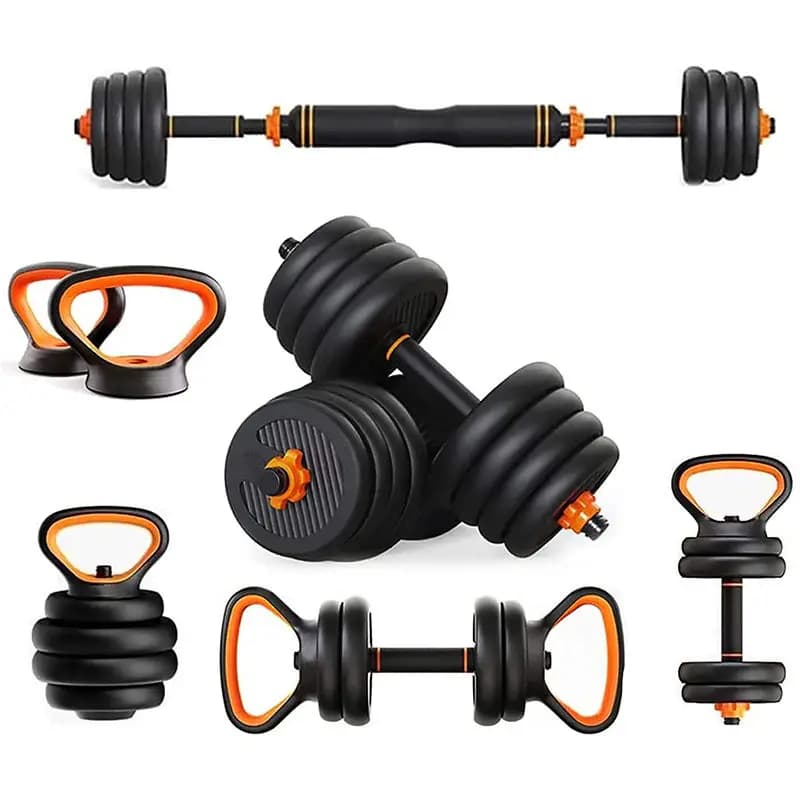 6 in 1 Fitness gym equipment Adjustable weight Balancer dumbbell set Buy Cheap cast iron exercise for home Dubell Kettlebell Kimbt
