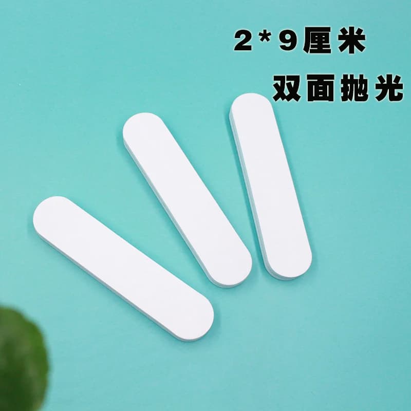 20 Pezzi Strisce Lucidanti Bifacciali per Unghie, Bastoncini Lucidanti Argento, Lima per Unghie Usa e Getta, Riparazione Graffi Gioielli, Rinnovamento 2*9cm