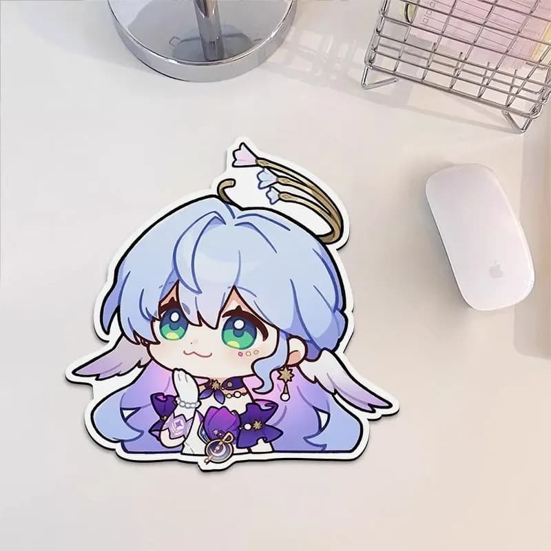 Honkai: Star Rail Sparkle Anime Cartoon 3D Morbido Gel di silice Mouse Pad Poggiapolsi Tastiera Cosplay Desktop Playmat Regalo