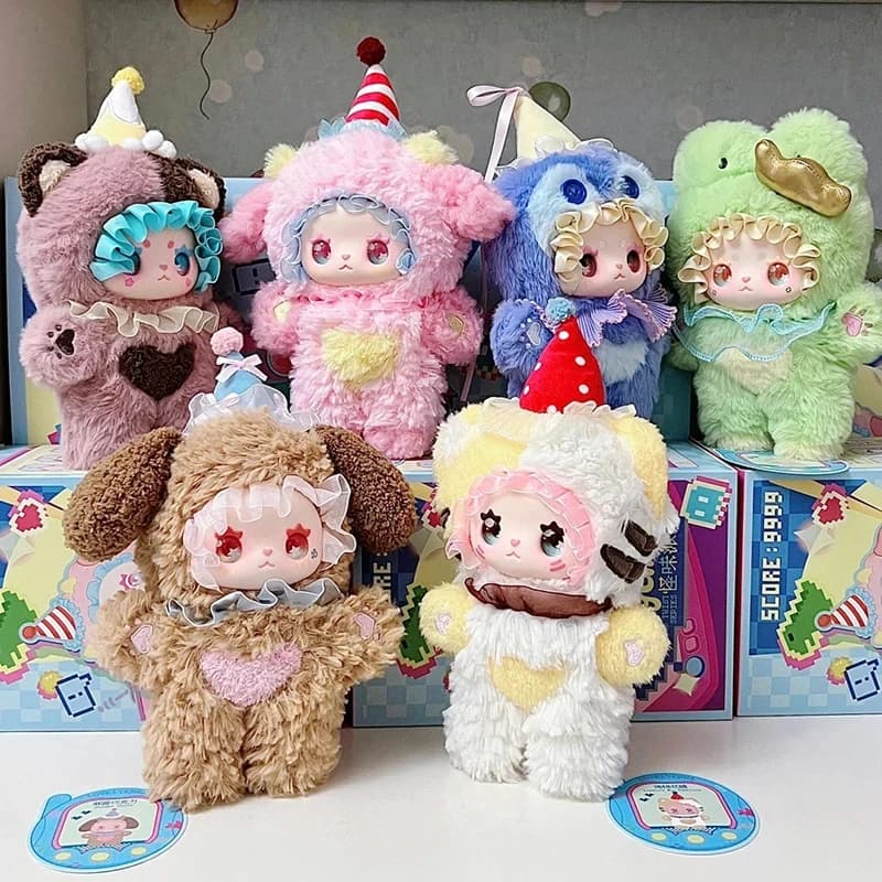 Emma Blind Box Lovely Emma Flavor Twist Series Blind Doll Emma Vinyl Face Bag Pendant Plush Mystery Box Action Figure Gift Toy