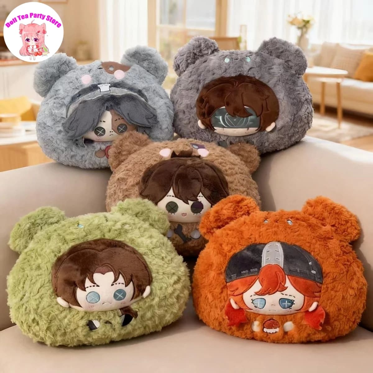 Anime Identity V Prisoner Prospector Mercenary Cheerleader Seer Cosplay Cotton Stuffed Soft Throw Pillow Sofa Back Cushion