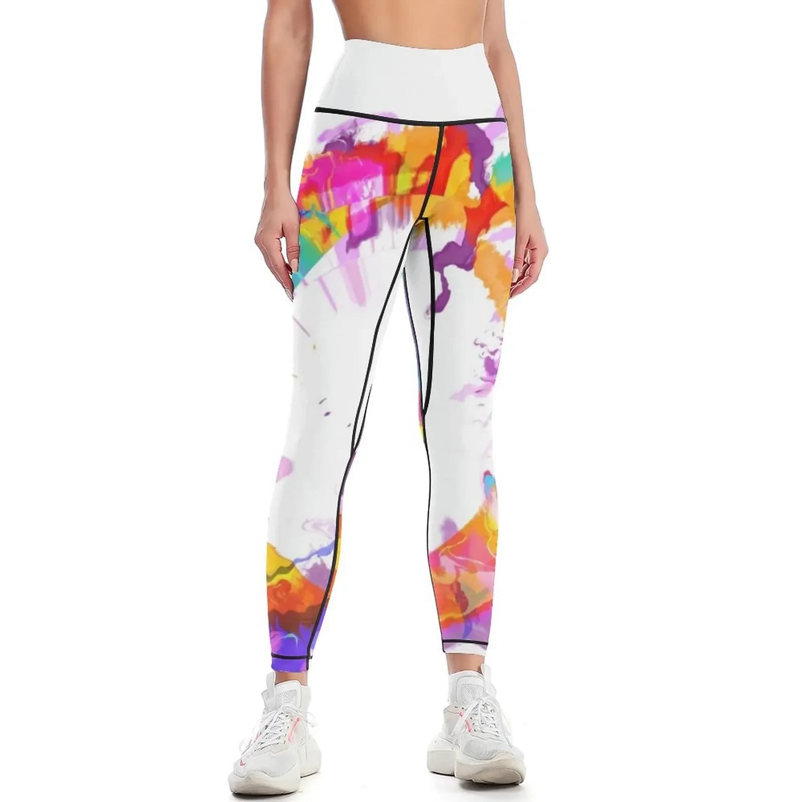 Pink summer circle Leggings sports for Female legging pants workout shorts Fitness woman Womens Leggings