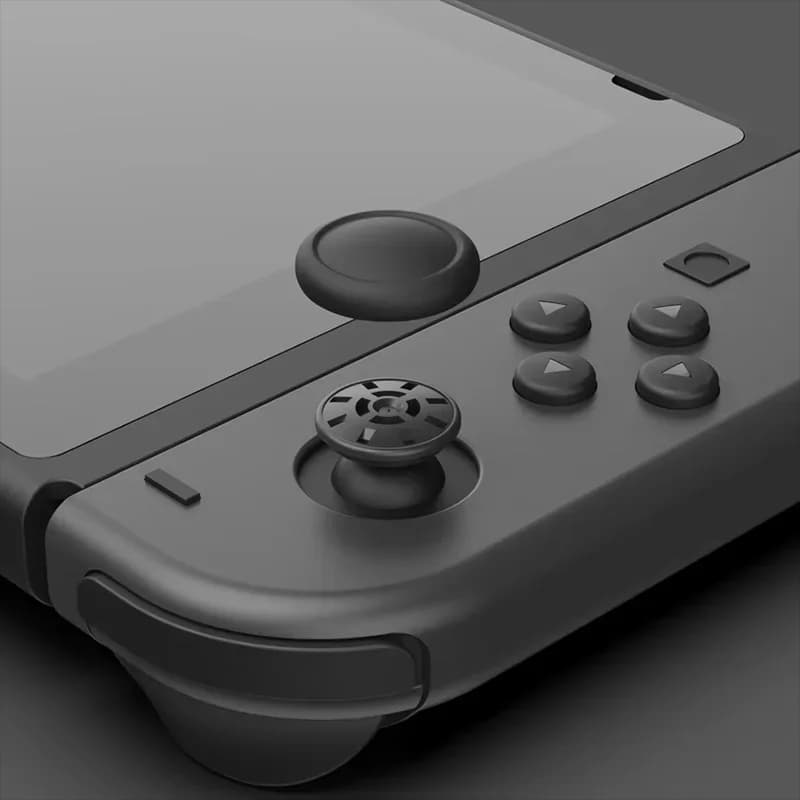 Cappuccio per impugnature per joystick in pelle protettiva in gomma siliconica per Switch NS Lite Oled Controller Joy-Con Rocker Cover