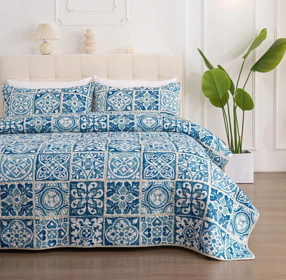 Cotton Bedspread Bedsheet Quilted Bed Cover Non-Slip Summer lightweight Quilt Warm Blanket Coverlet for Cozy Bedding 200x230cm