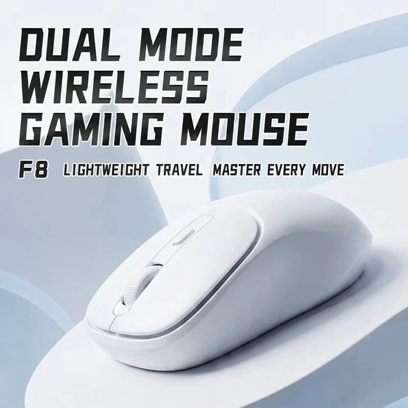 New Wireless Mouse 2.4G Bluetooth 5.2 Ergonomic Lightweight Silent Gaming Mice with 3-Level DPI for Business Home Office Gaming