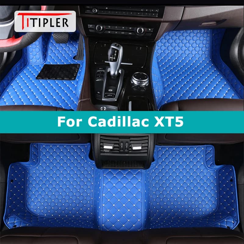 Tappetini per auto personalizzati TITIPLER per Cadillac XT5 2016-2023 Tappeti per auto Accessorio per auto
