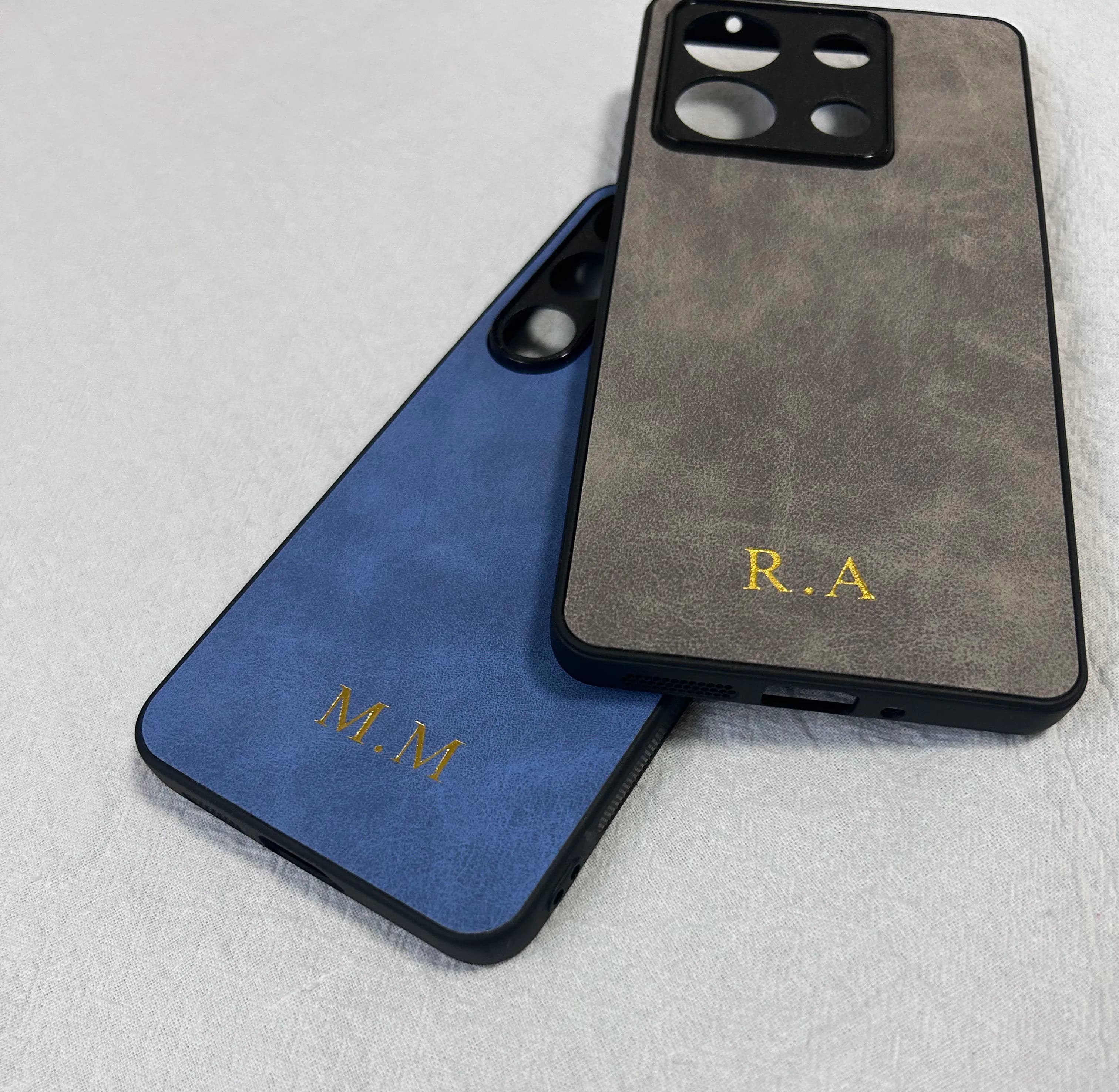 Custodia con nome iniziale personalizzato personalizzato per Samsung galaxy S25 S24 S23 S22 S21 Plus S22 Ultra S20 S21 FE 5G S10 Cover in pelle