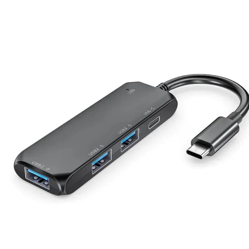 Docking station type C HUB charging hub Splitter PD charging for MAC BOOK Ultrabook Computer USB cable Splitter 4 ports