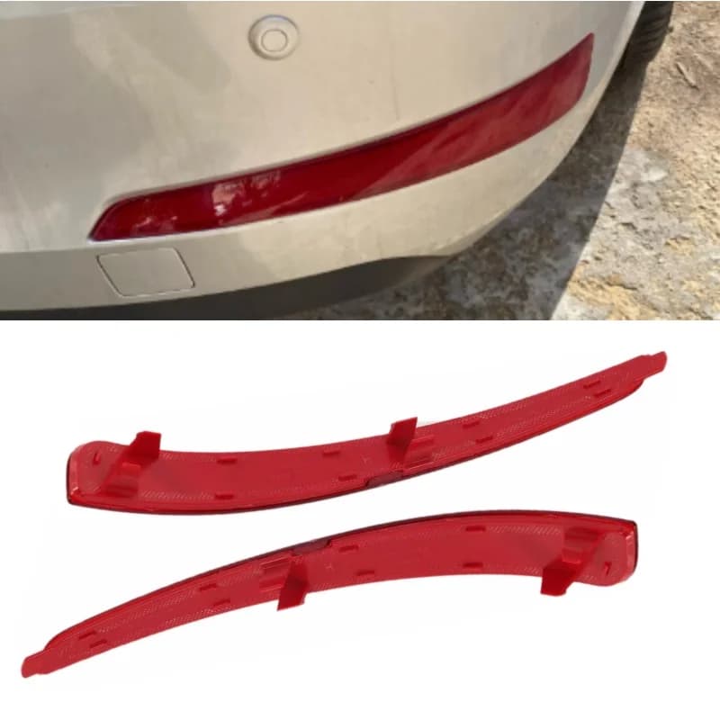 5E 5945105 5E 5945106 1 paio paraurti posteriore riflettore lente rossa strisce di avvertimento riflettenti per Skoda Octavia 5E A7 berlina 2013-2017