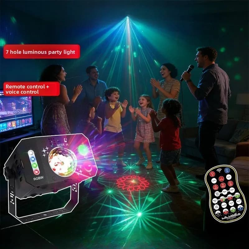 New LED Magic Ball Flash Stage Light Mini Strobe Projector Lamp Colorful Atmosphere Light For Party KTV Bar