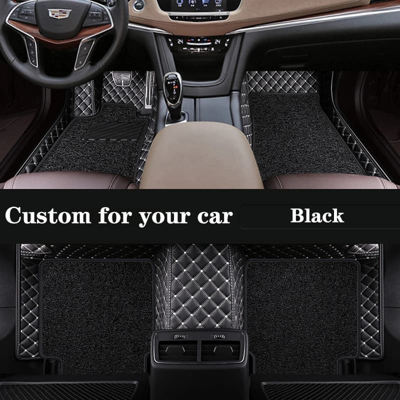 Tappetini Auto per Audi A4 B8 A3 8p A5 Sportback Q7 4l A7 A6 C7 Q3 Foot Pad impermeabile Leater Wire Carpet accessori Auto